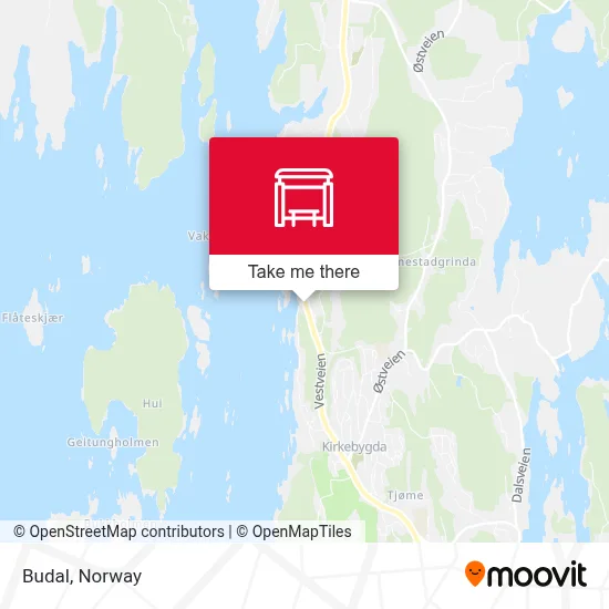 Budal map