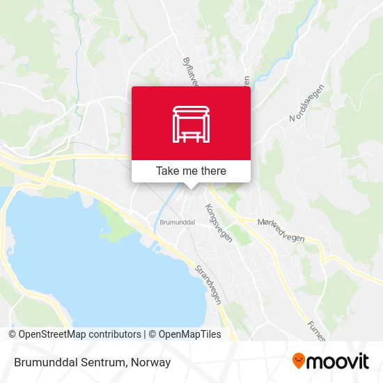 Brumunddal Sentrum map