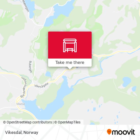 Vikesdal map