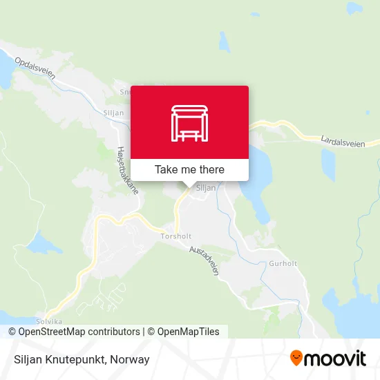 Siljan Knutepunkt map