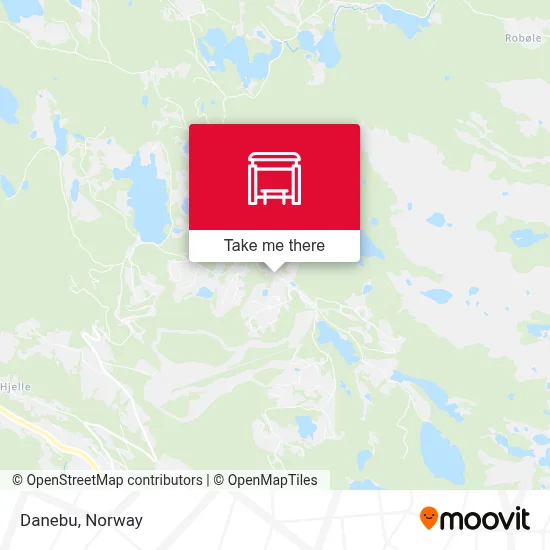 Danebu map