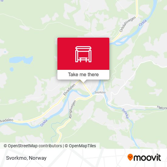 Svorkmo map