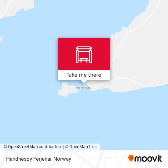 Handnesøy Ferjekai map