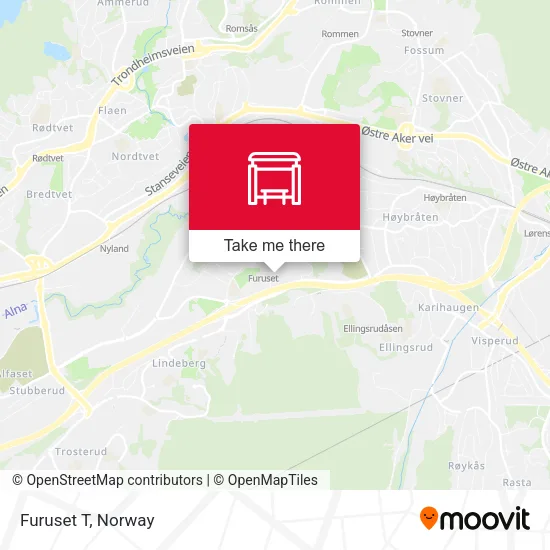 Furuset T map