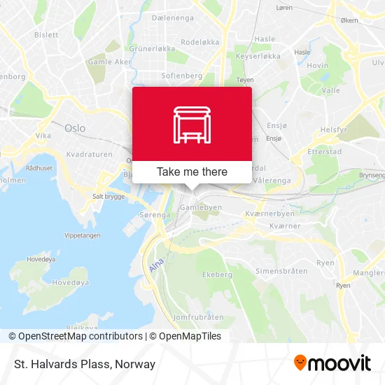St. Halvards Plass map