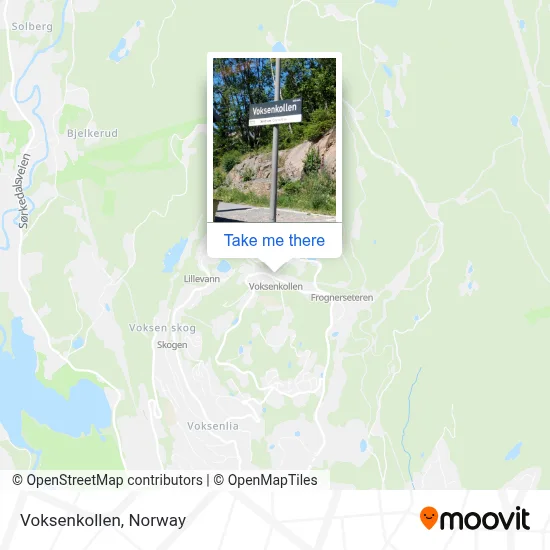 Voksenkollen map