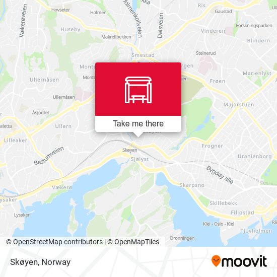 Skøyen map