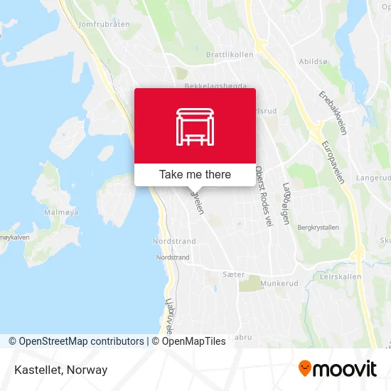 Kastellet map