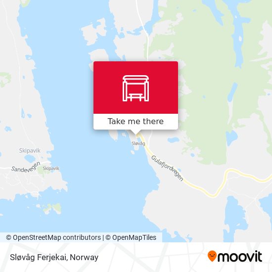 Sløvåg Ferjekai map