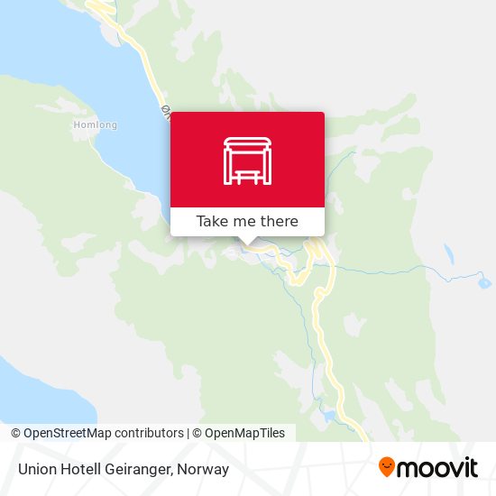 Union Hotell Geiranger map