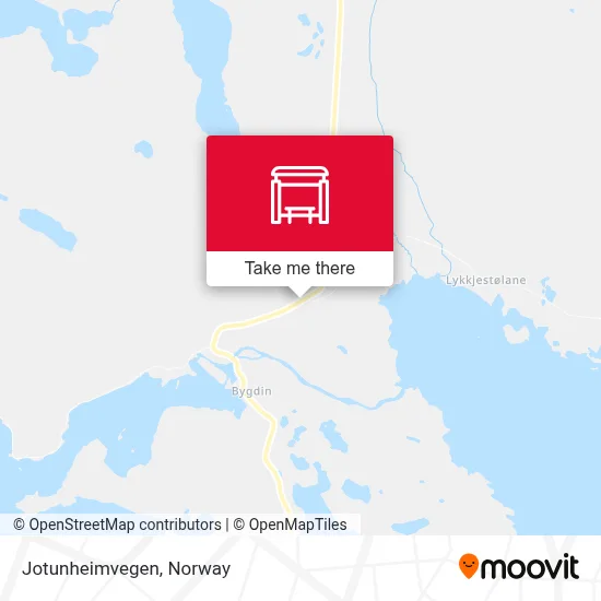 Jotunheimvegen map