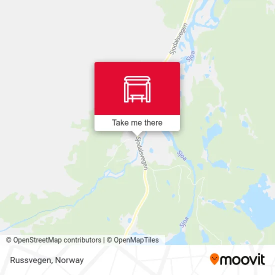 Russvegen map
