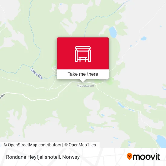 Rondane Høyfjellshotell map