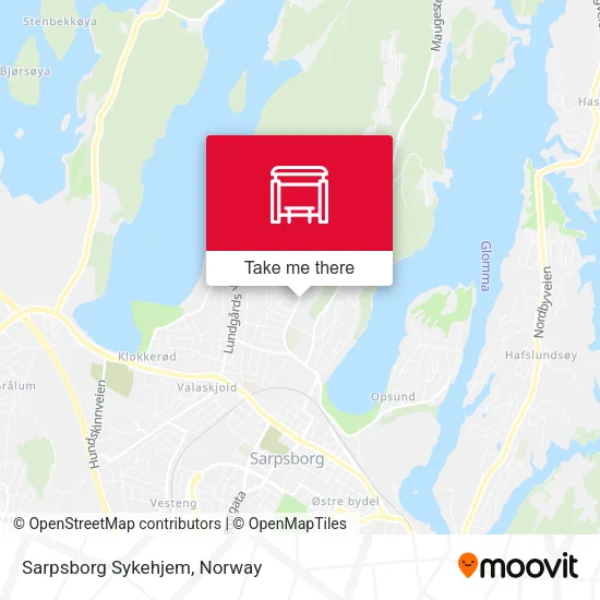 Sarpsborg Sykehjem map