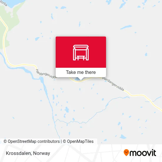 Krossdalen map