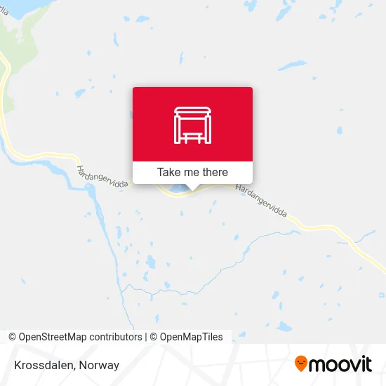 Krossdalen map