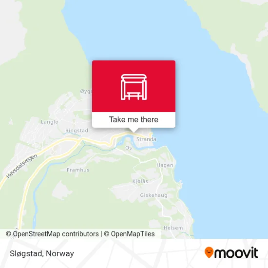 Sløgstad map