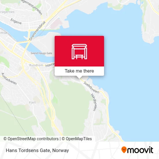 Hans Tordsens Gate map