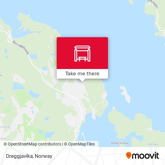 Dreggjavika map