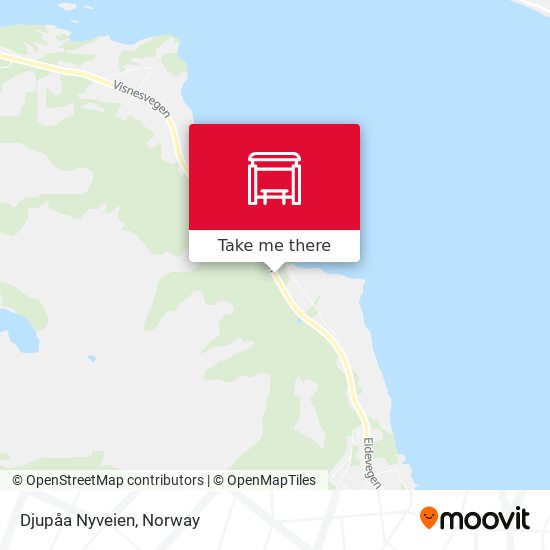 Djupåa Nyveien map