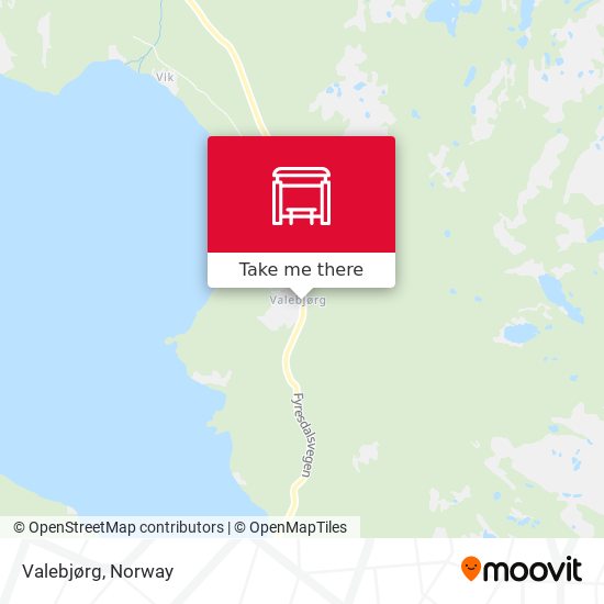 Valebjørg map