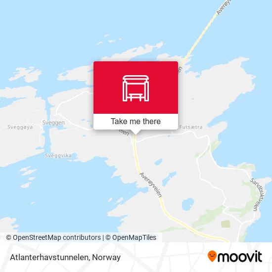 Atlanterhavstunnelen map