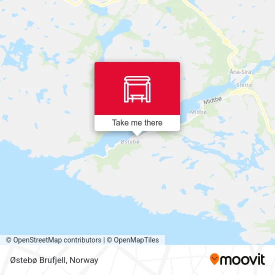 Østebø Brufjell map