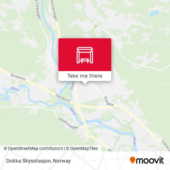 Dokka Skysstasjon map