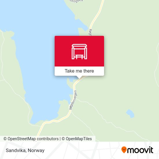 Sandvika map