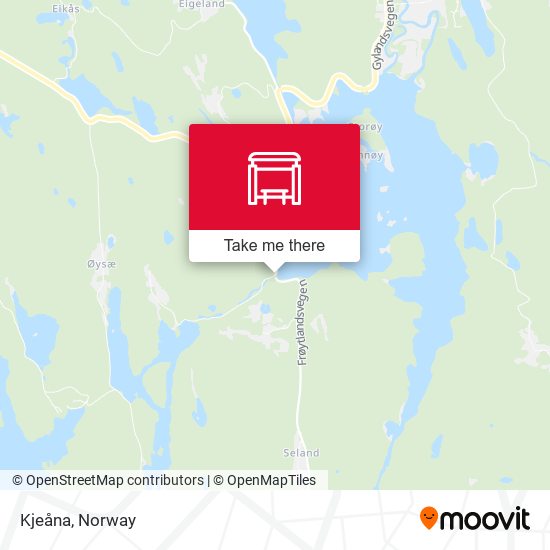 Kjeåna map