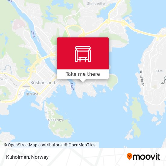 Kuholmen map