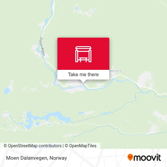 Moen Dalanvegen map