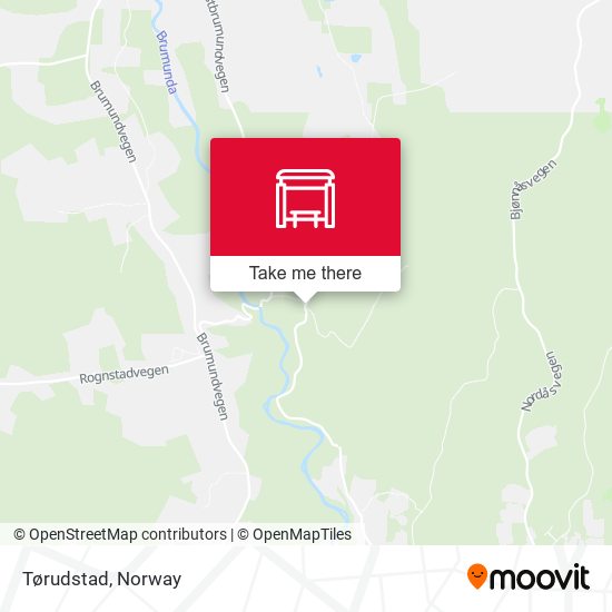 Tørudstad map