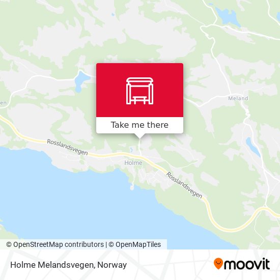 Holme Melandsvegen map