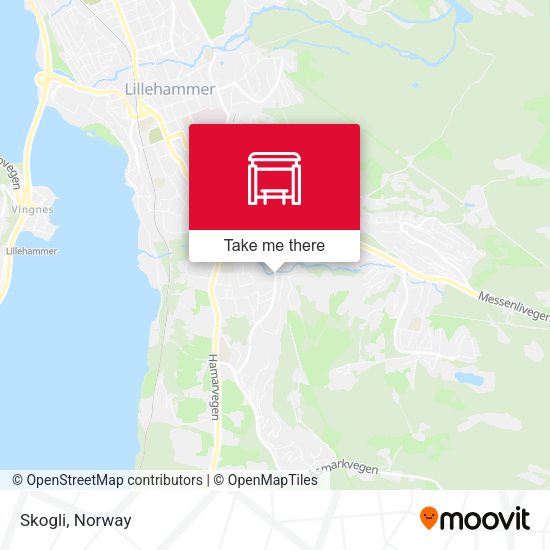 Skogli map