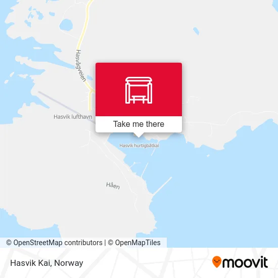 Hasvik Kai map