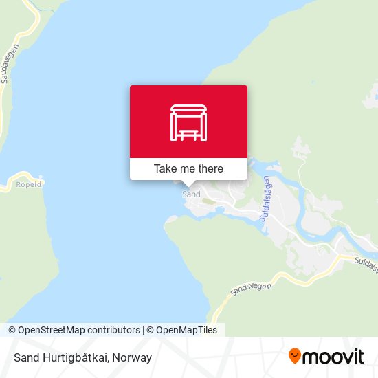 Sand Hurtigbåtkai map