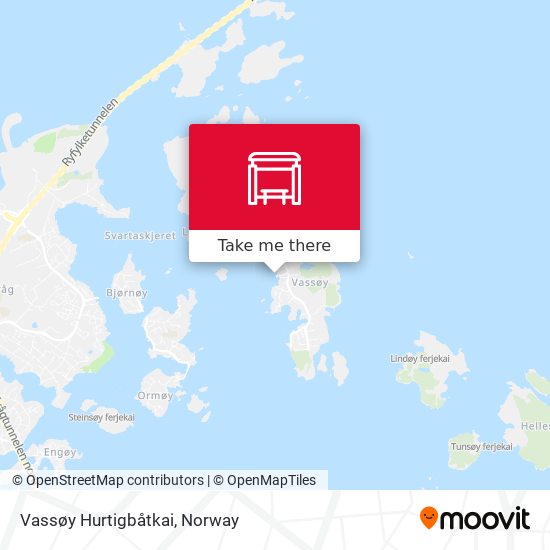 Vassøy Hurtigbåtkai map