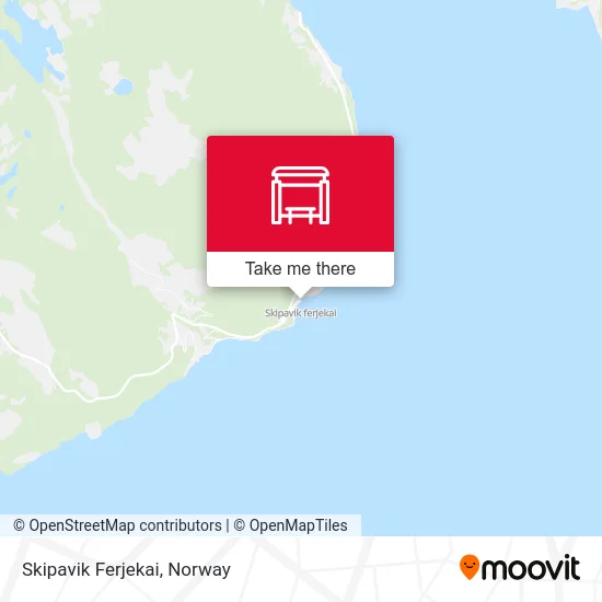 Skipavik Ferjekai map