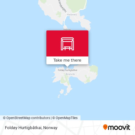 Foldøy Hurtigbåtkai map