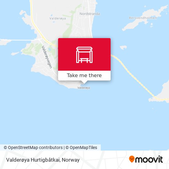 Valderøya Hurtigbåtkai map