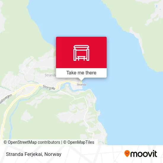 Stranda Ferjekai map