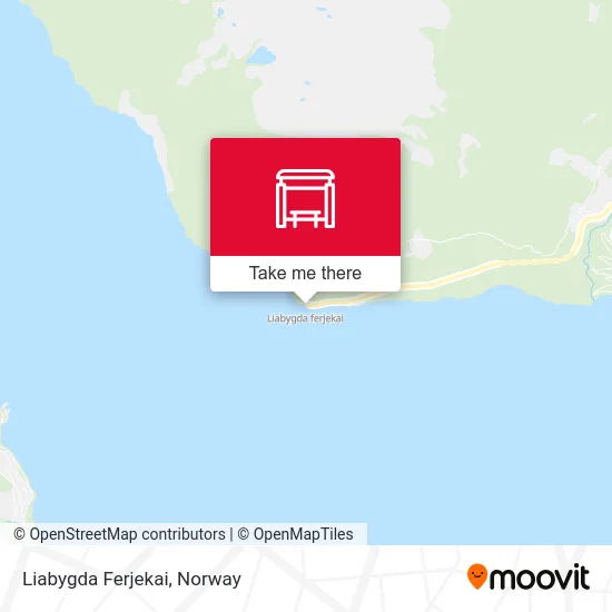 Liabygda Ferjekai map