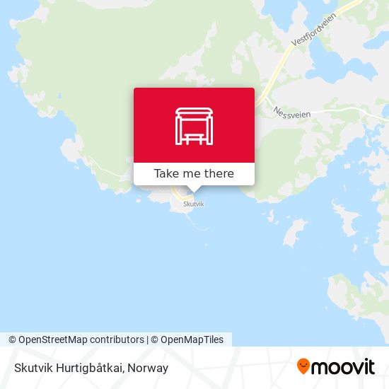 Skutvik Hurtigbåtkai map