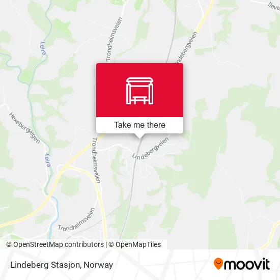 Lindeberg Stasjon map