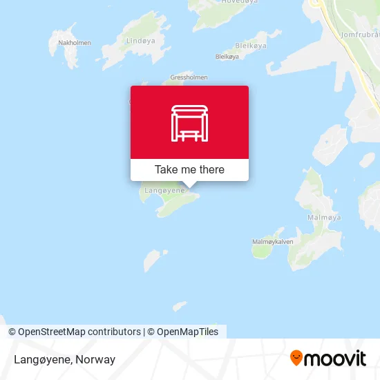 Langøyene map