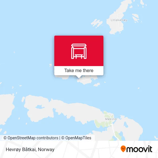Hevrøy Båtkai map