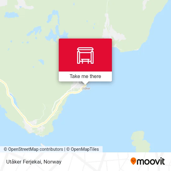 Utåker Ferjekai map