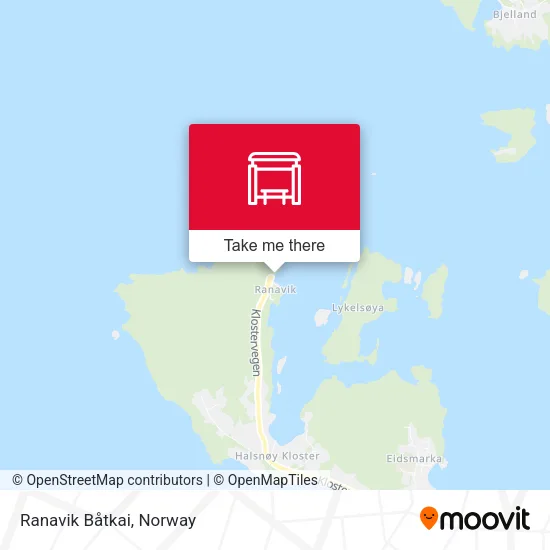 Ranavik Båtkai map