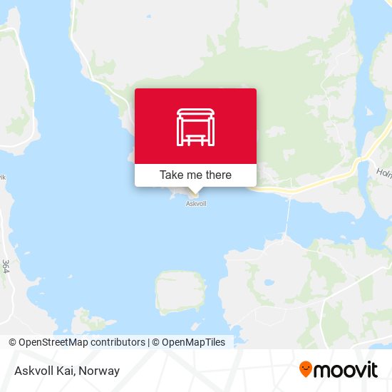 Askvoll Kai map